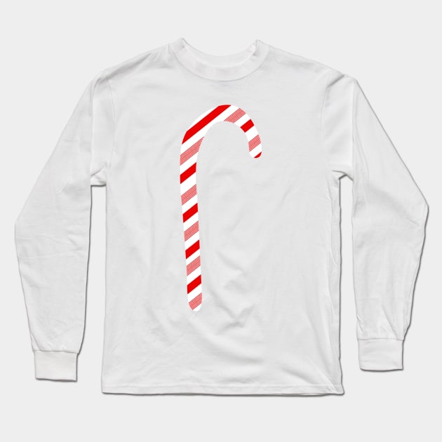 Candy Cane Long Sleeve T-Shirt by PH-Design